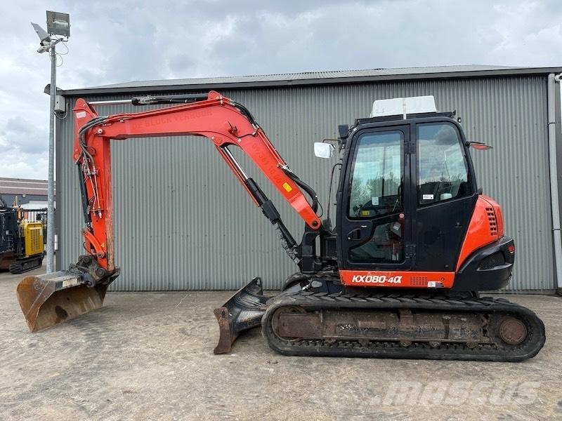 Kubota KX 080-4 Midigravere 7 - 12t