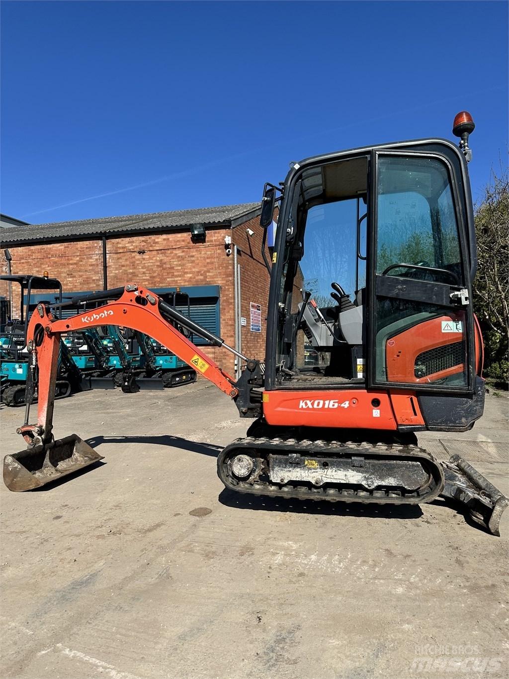 Kubota KX 016-4 Minigravere <7t