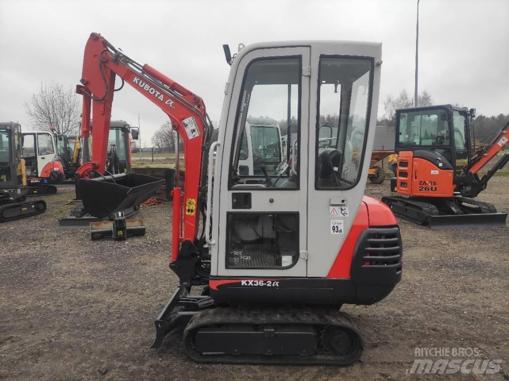Kubota KX 36-2 alfa Minigravere <7t