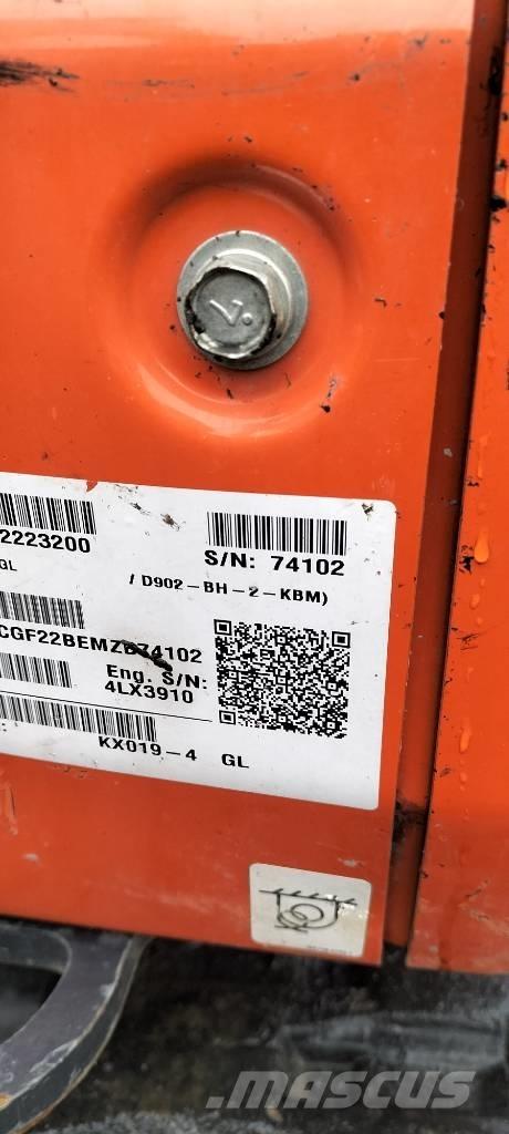 Kubota KX 019-4 Minigravere <7t