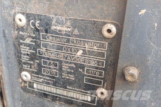 Develon DX 10 Z Minigravere <7t