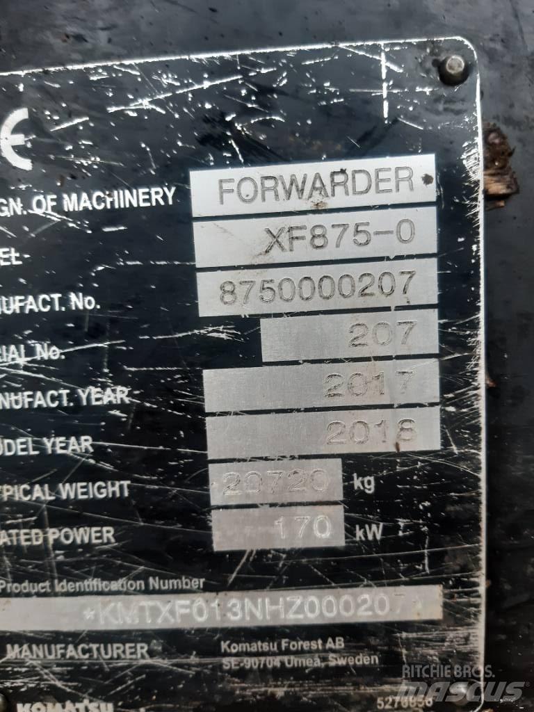 Komatsu 875 Lassbærere