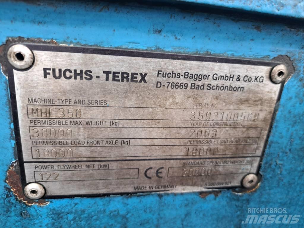 Fuchs MHL350C FQC Gravemaskiner for avfallshåndtering