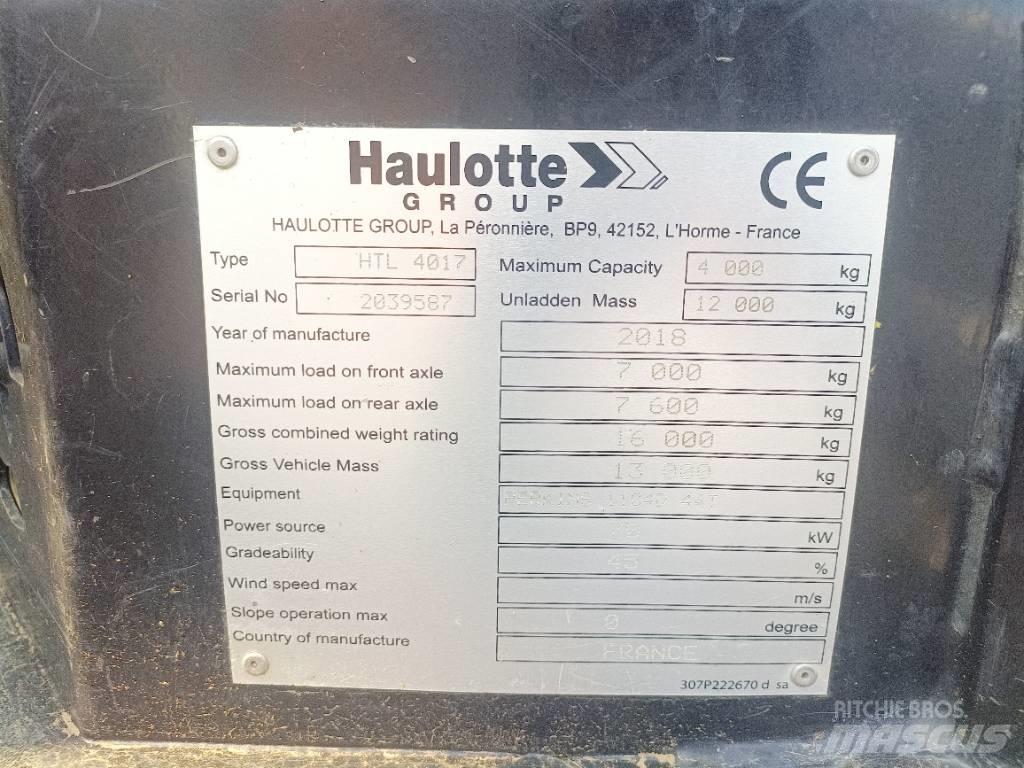 Haulotte HTL4017 Teleskoplastere