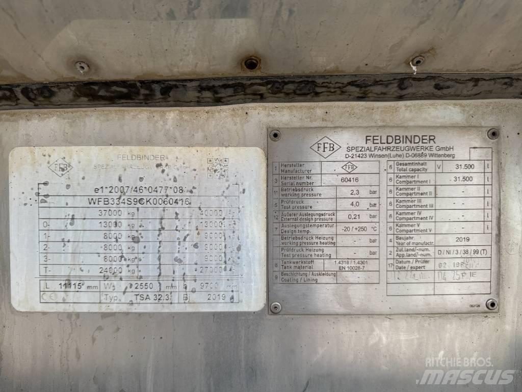Feldbinder TSA 32.3 Tanktrailere
