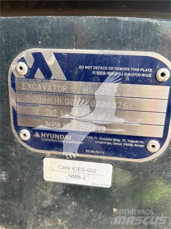 Hyundai HX330L Beltegraver