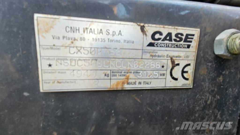 CASE CX50B Minigravere <7t
