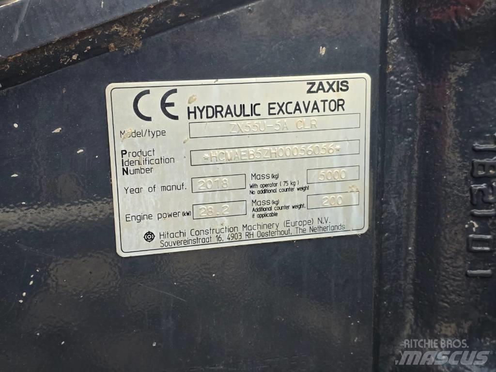 Hitachi ZX55U-5A CLR Minigravere <7t