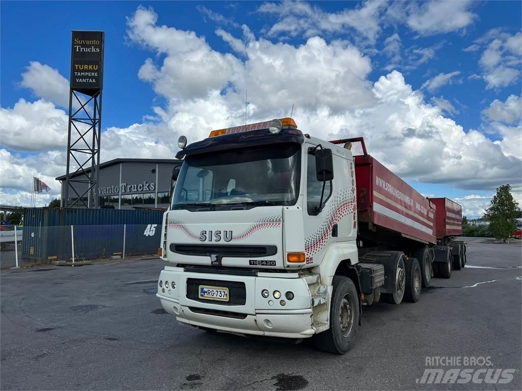 Sisu E11M-420 8X4 Tippbil