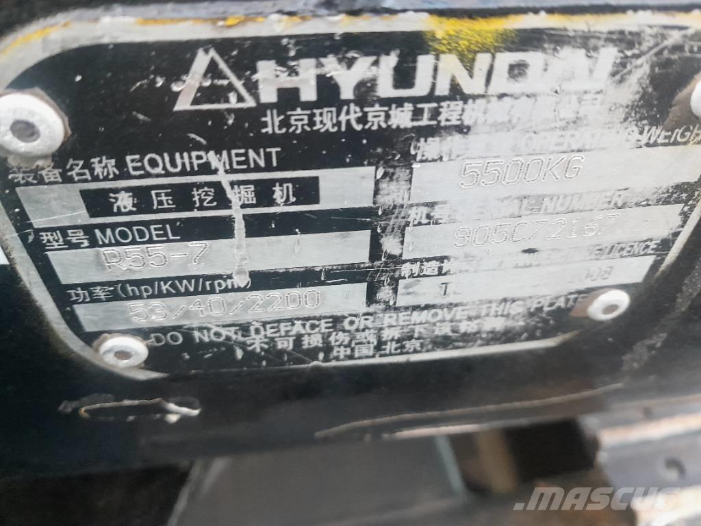 Hyundai R55-7 Beltegraver