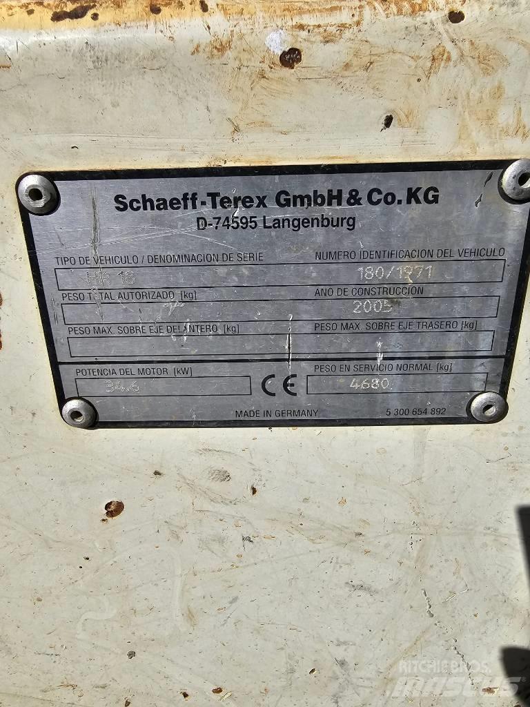 Terex HR 18 Minigravere <7t