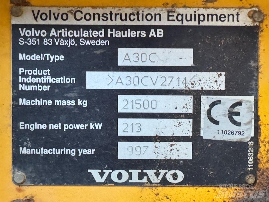 Volvo A 30 C Rammestyrte Dumpere