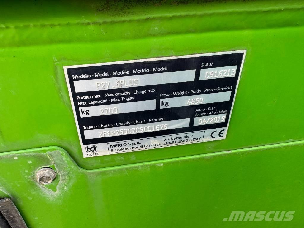 Merlo P27.6 Plus Teleskoplastere