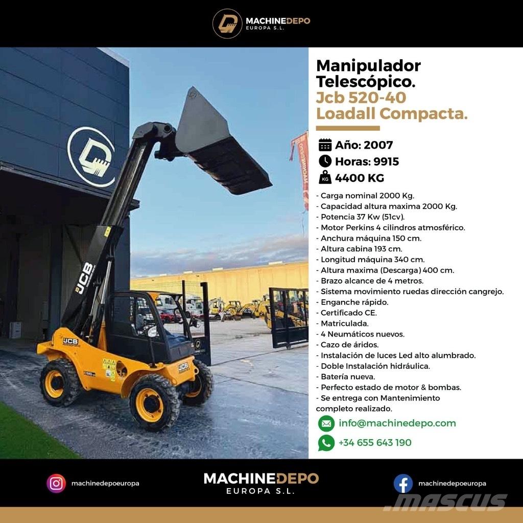 JCB 520-40 Teleskoplastere