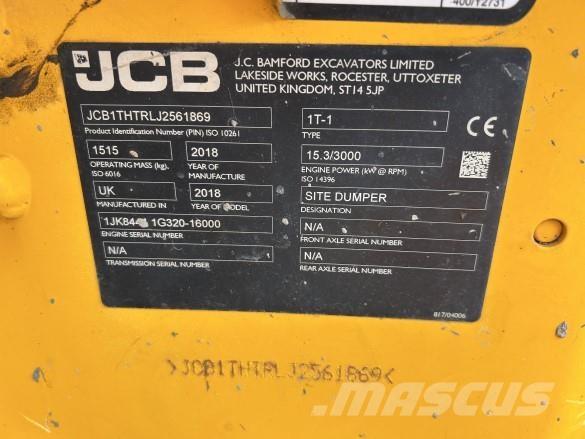 JCB DUMPER 1T-1 Mini dumpere