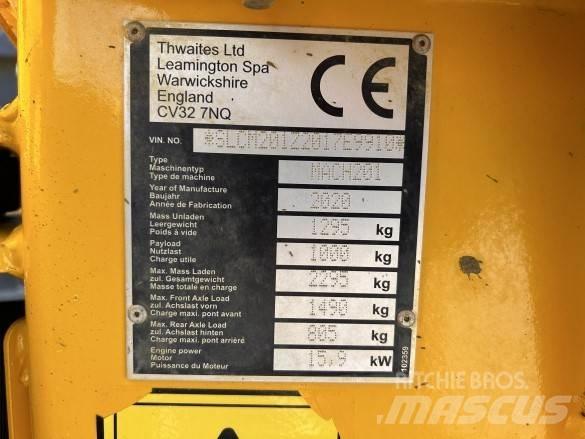 Thwaites MACH 201 Anlegg - Annet