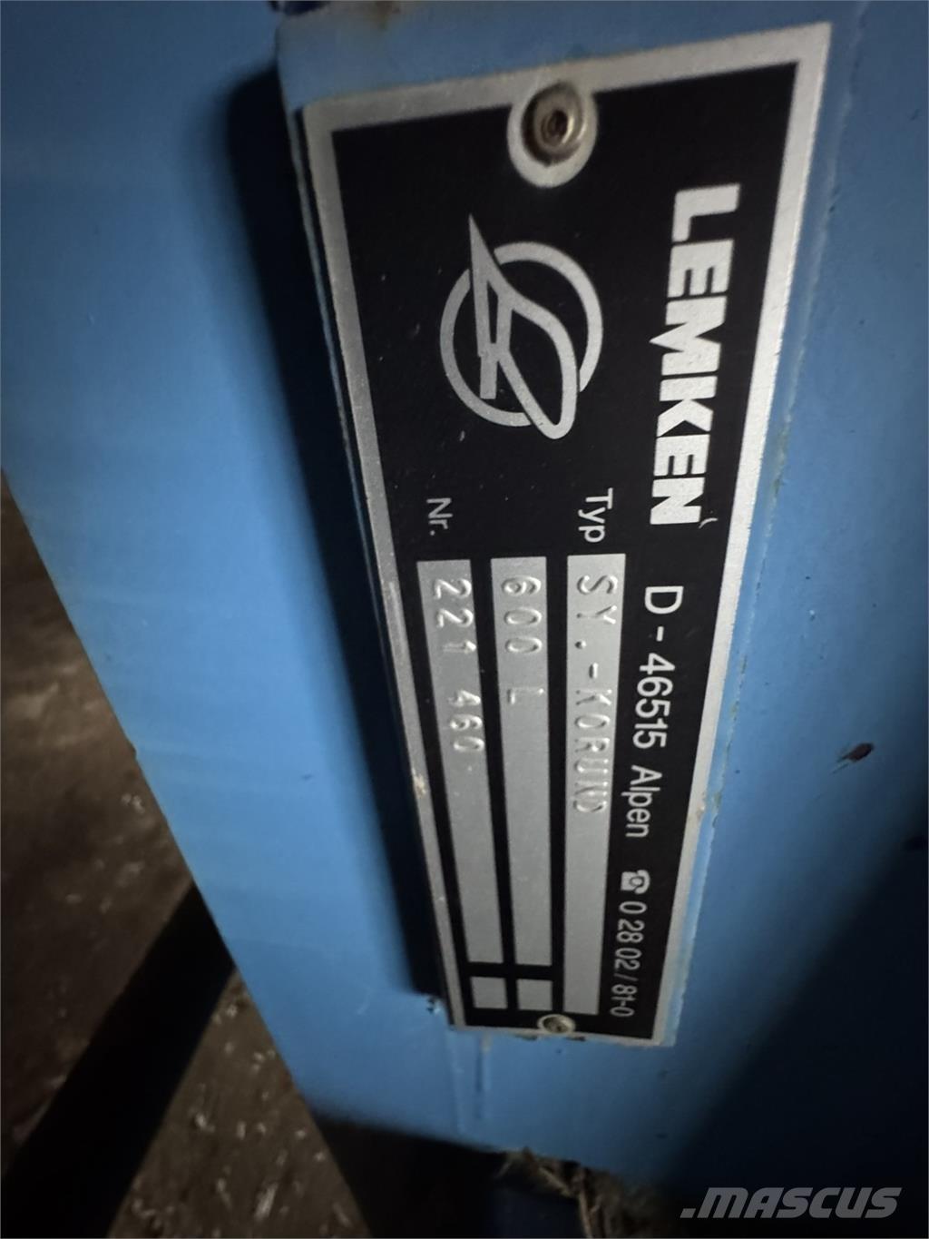 Lemken System-Korund Annet fôrhøsterutstyr