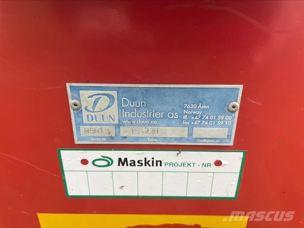 Duun TS 230 Snøploger- og skjær
