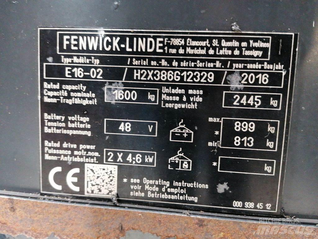 Linde E16-02 Elektriske trucker