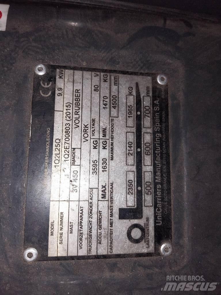 UniCarriers QX25 Elektriske trucker