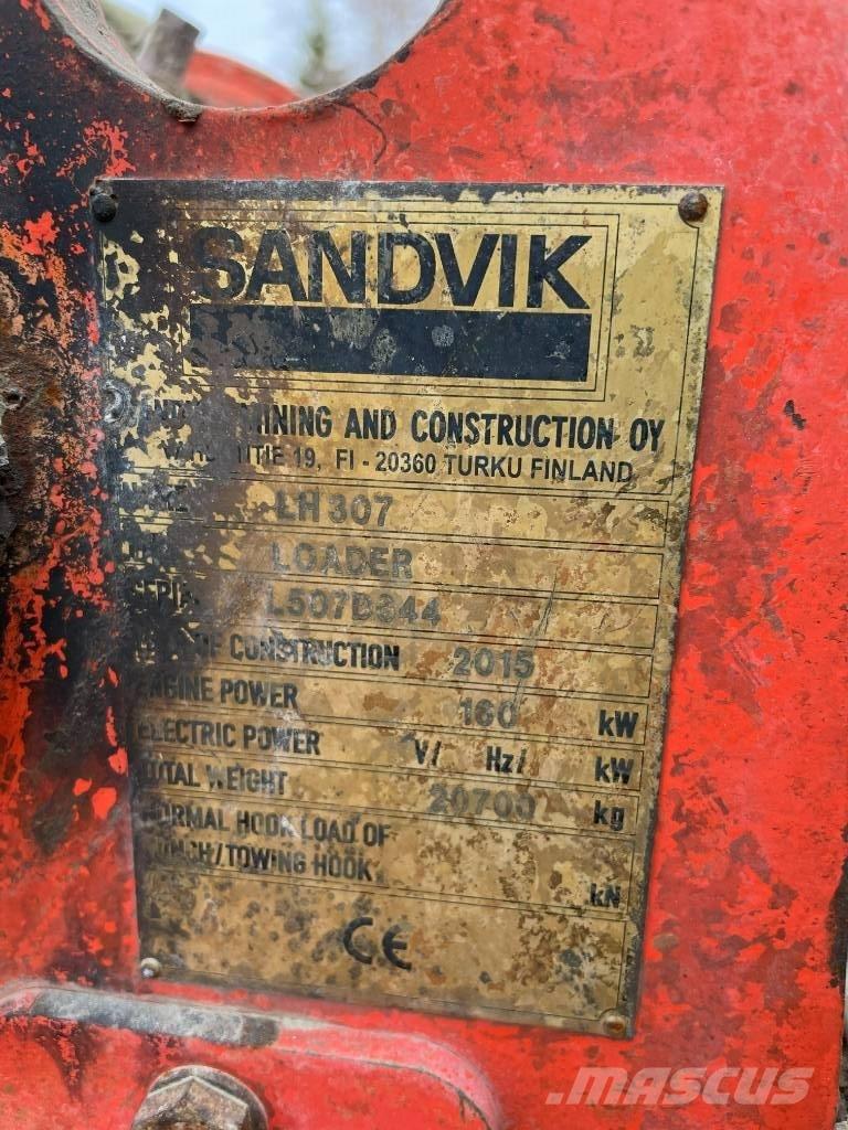 Sandvik LH 307 Gruvelastere
