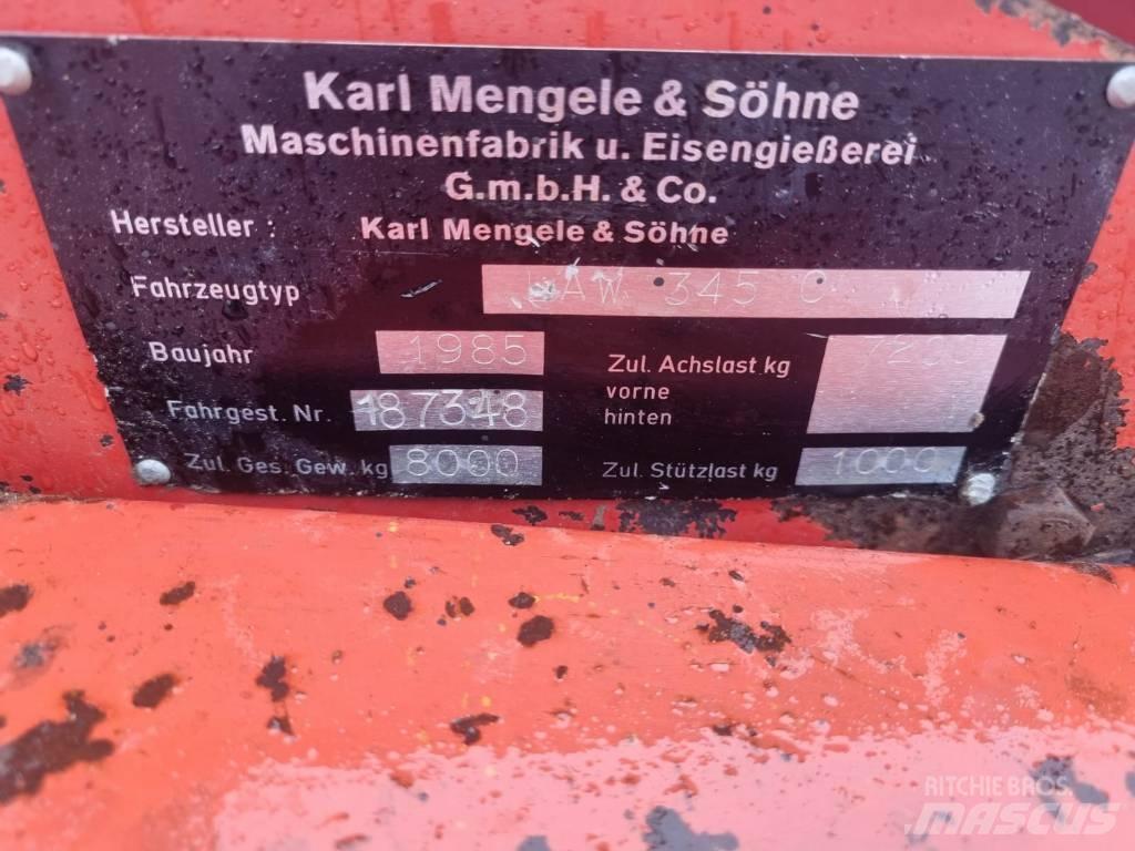 Mengele AW 345 c Selvlastende vogner