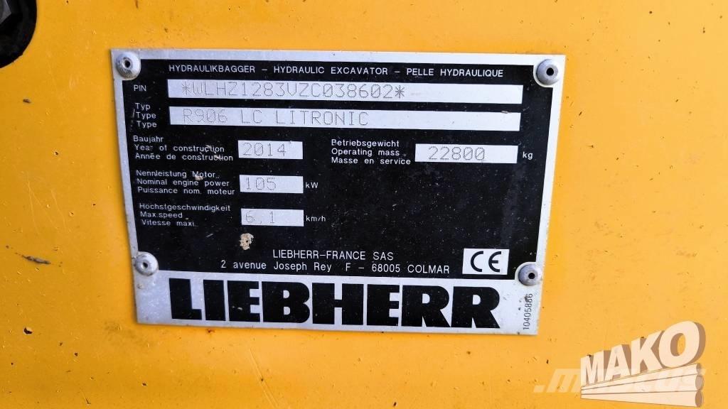 Liebherr R 906 LC Beltegraver