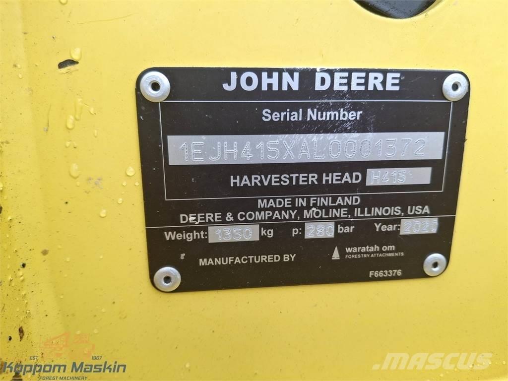 John Deere H415hd Hogst aggregat