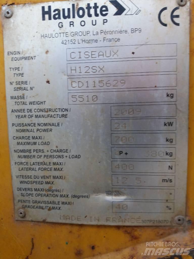 Haulotte H 12 SX Sakselifter