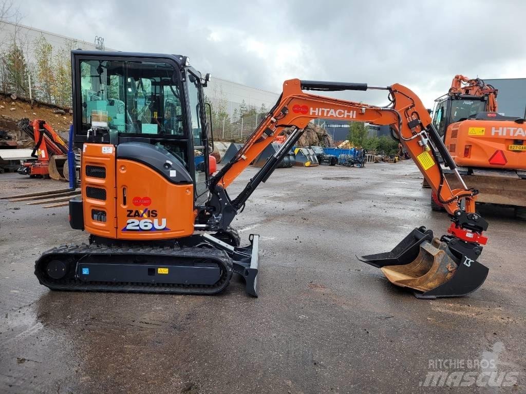 Hitachi ZX 26 U-6 Minigravere <7t