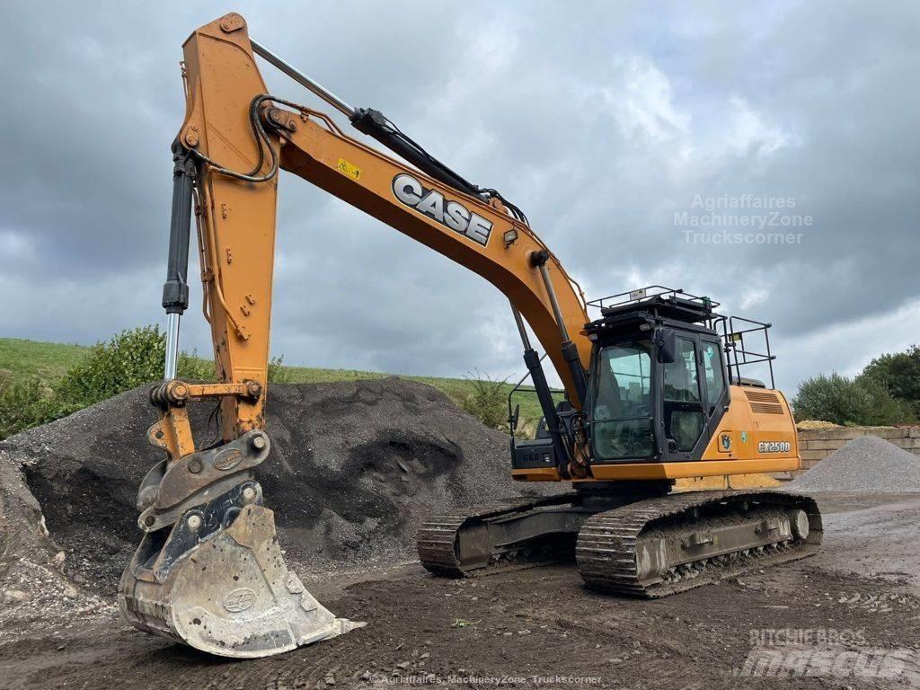 CASE CX 250 D Beltegraver
