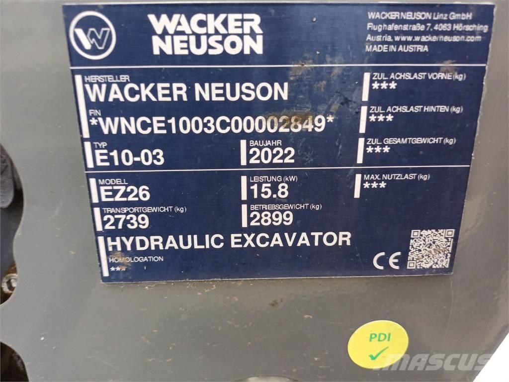 Wacker Neuson EZ26 Beltegraver