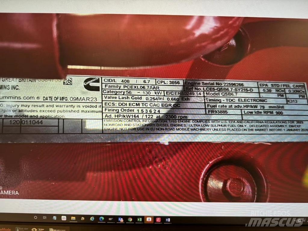 Cummins QSB6.7C-T4 Anlegg - Annet