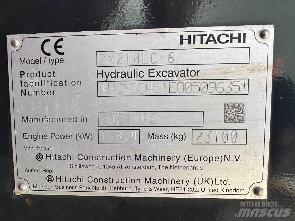 Hitachi ZX 210 LC-6 Beltegraver