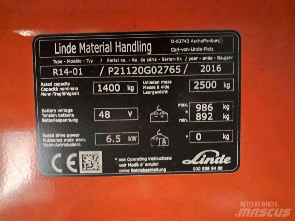 Linde R14-01 Skyvemasttruck