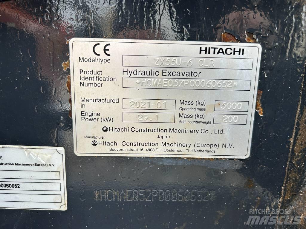 Hitachi ZX55U-6 Minigravere <7t