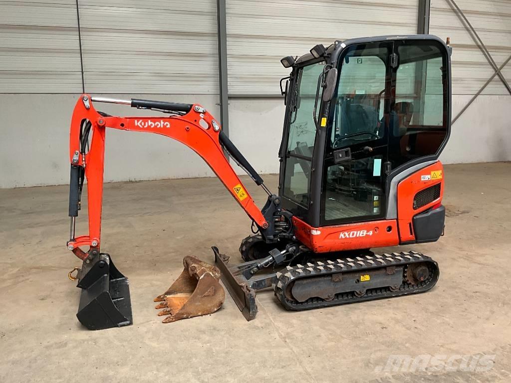 Kubota KX 018-4 Minigravere <7t