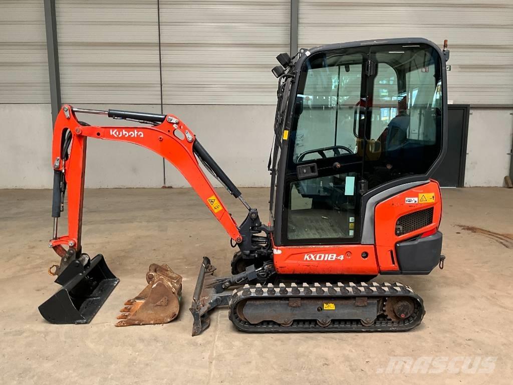 Kubota KX 018-4 Minigravere <7t