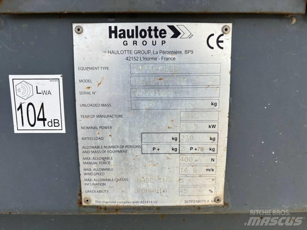 Haulotte HA 16 Leddede bomlifter