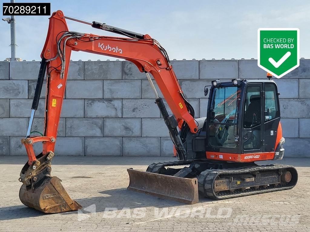 Kubota KX080-4 Minigravere <7t