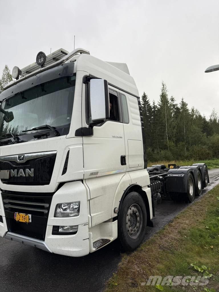 MAN TGX 32.580 Flatvogn med vinsj