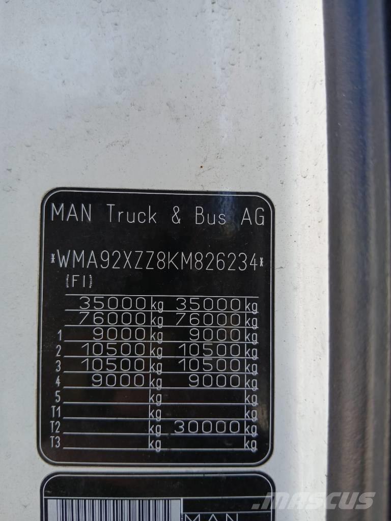 MAN TGX 35.580 Biltransportere