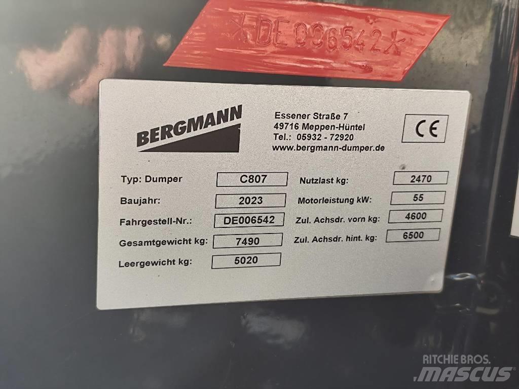 Bergmann C 807 S Rammestyrte Dumpere
