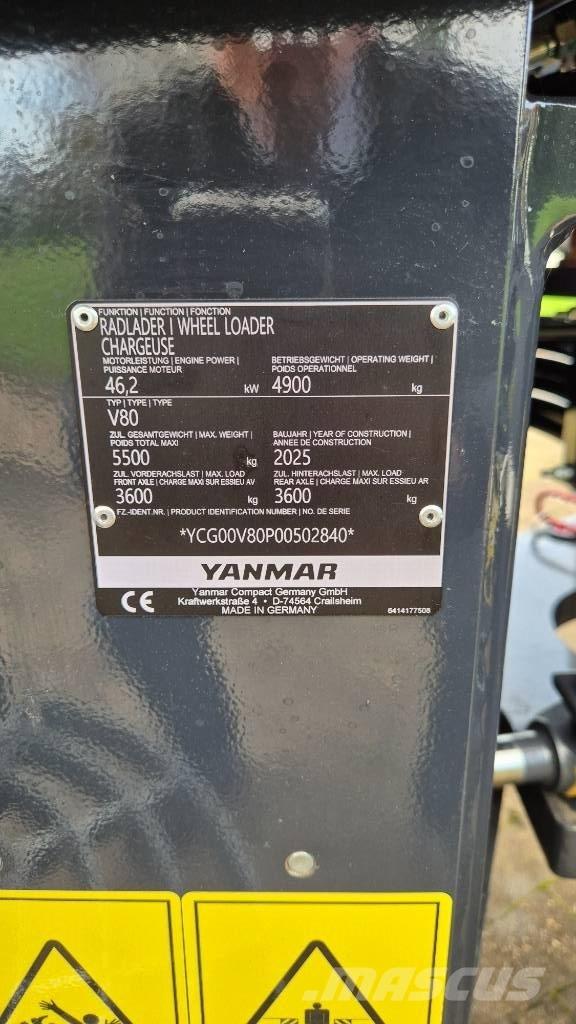 Yanmar V80/5 Hjullastere