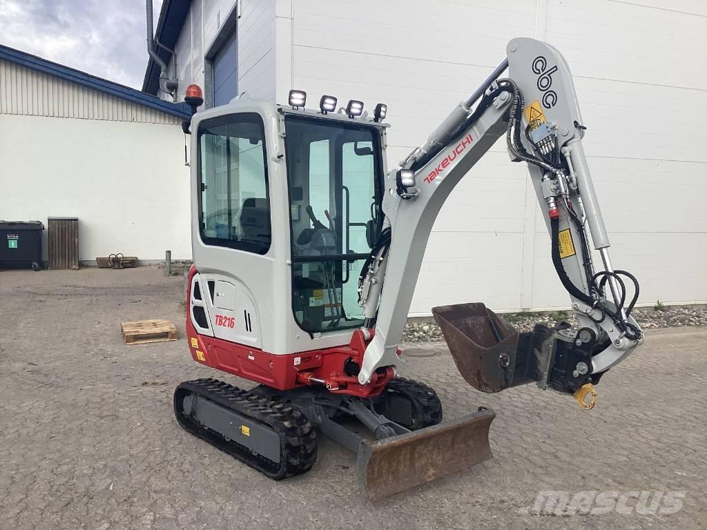 Takeuchi TB 216 Minigravere <7t