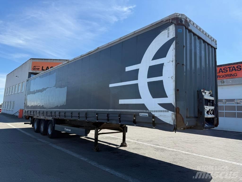 Krone 3 aks gardin Gardintrailer