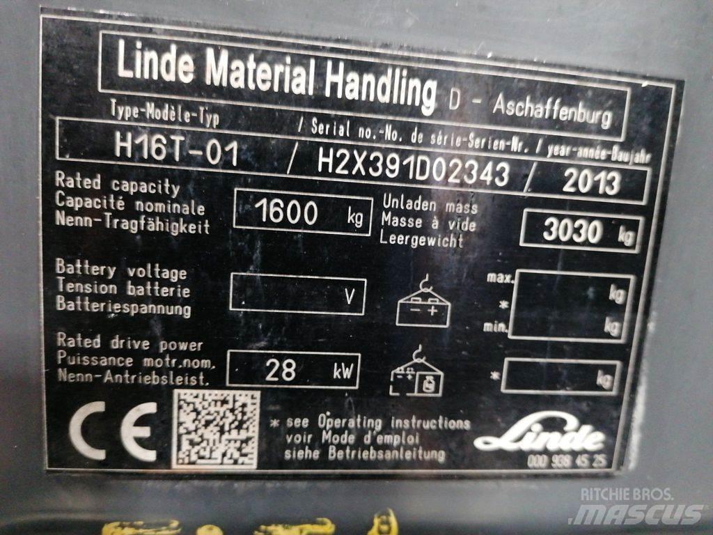 Linde H16T-01 Propan trucker