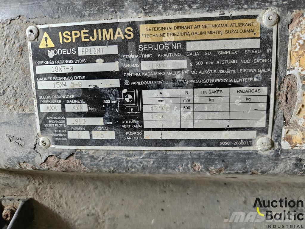 CAT EP 16 NT Elektriske trucker