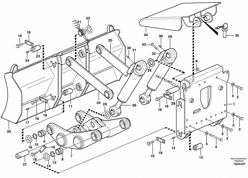 Volvo EW 180 D Kniver