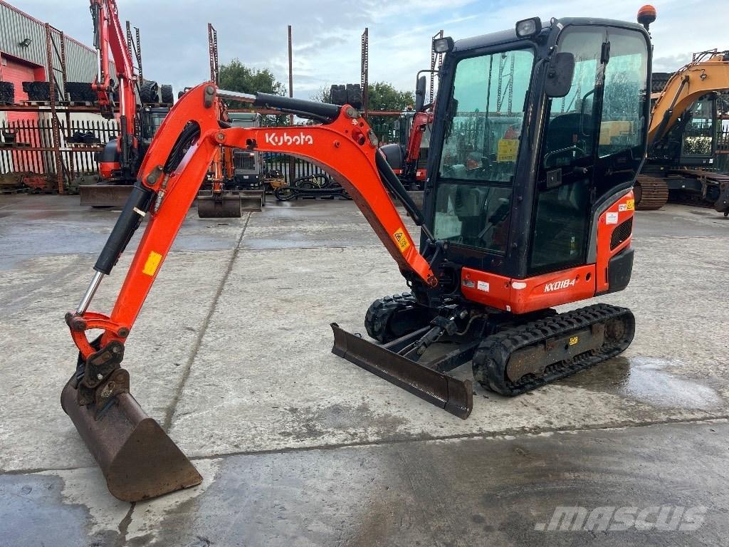 Kubota KX 018-4 Minigravere <7t